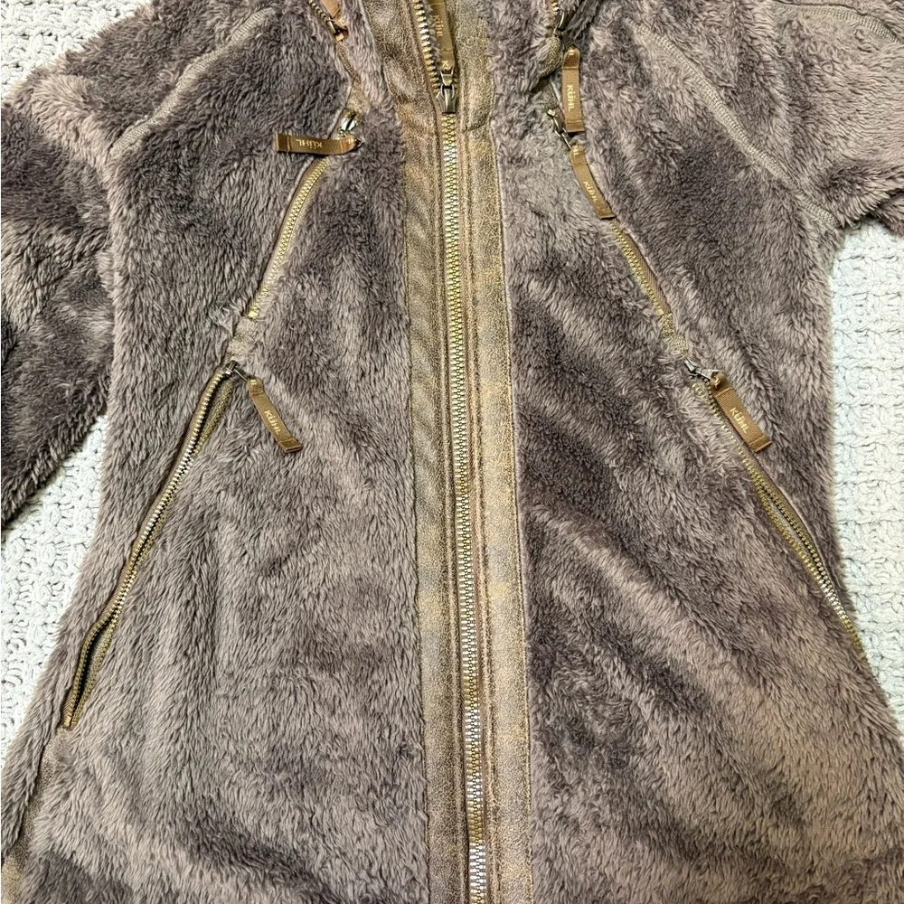 Kuhl Brown Flight Fleece Jacket - Picture 3 of 5
